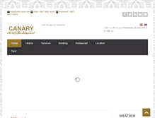 Tablet Screenshot of hotel-canary.com